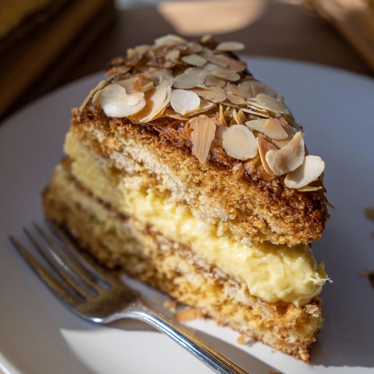 Bienenstich cremig Mandel Torte