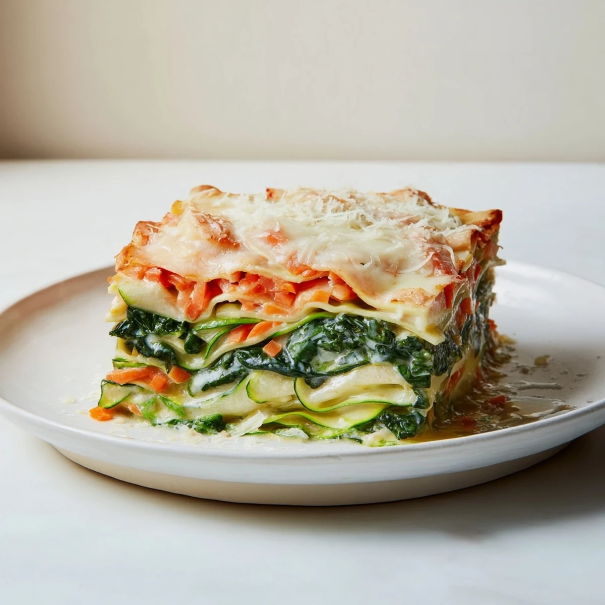 Gemuese Lasagne mit Zutaten