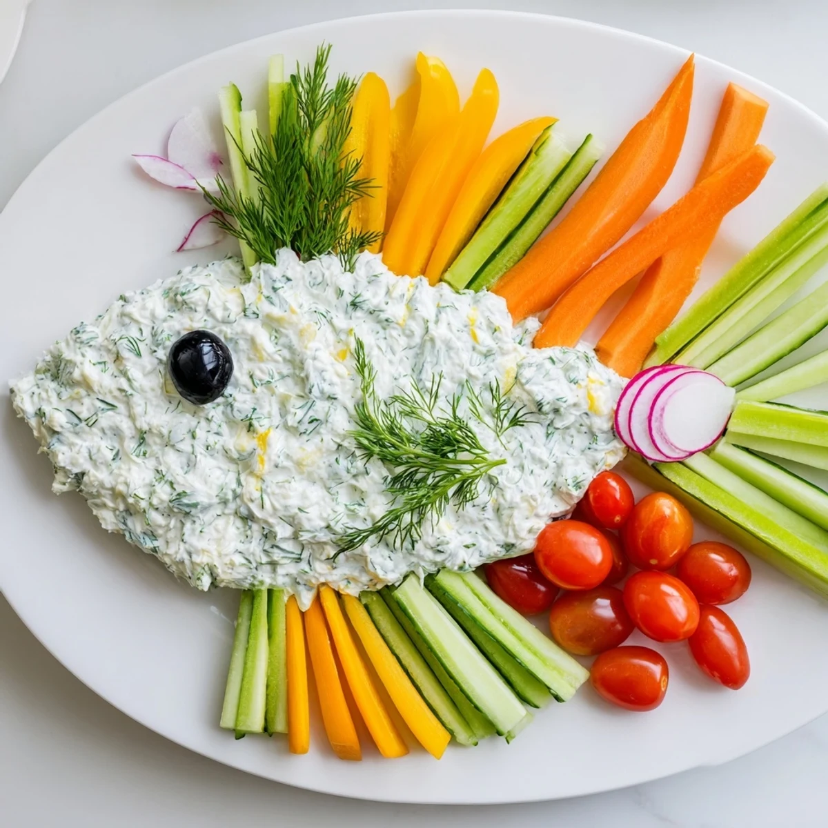 Ocean Blue Fish Dip Tray
