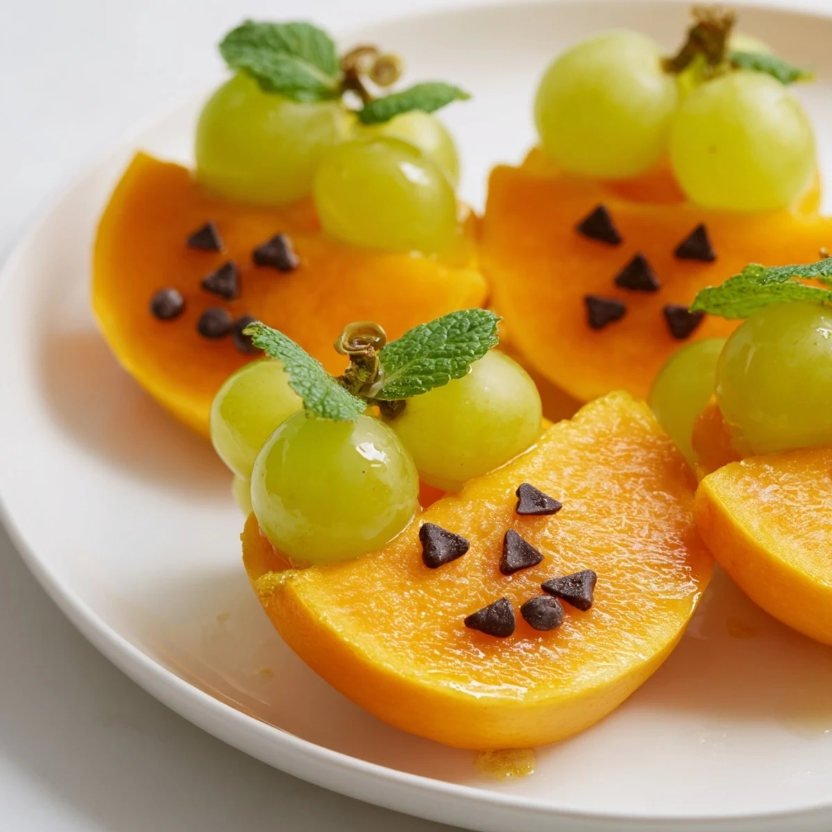 Close-up of adorable Pumpkin Patch Orange Slices, resembling mini pumpkins for a festive treat.