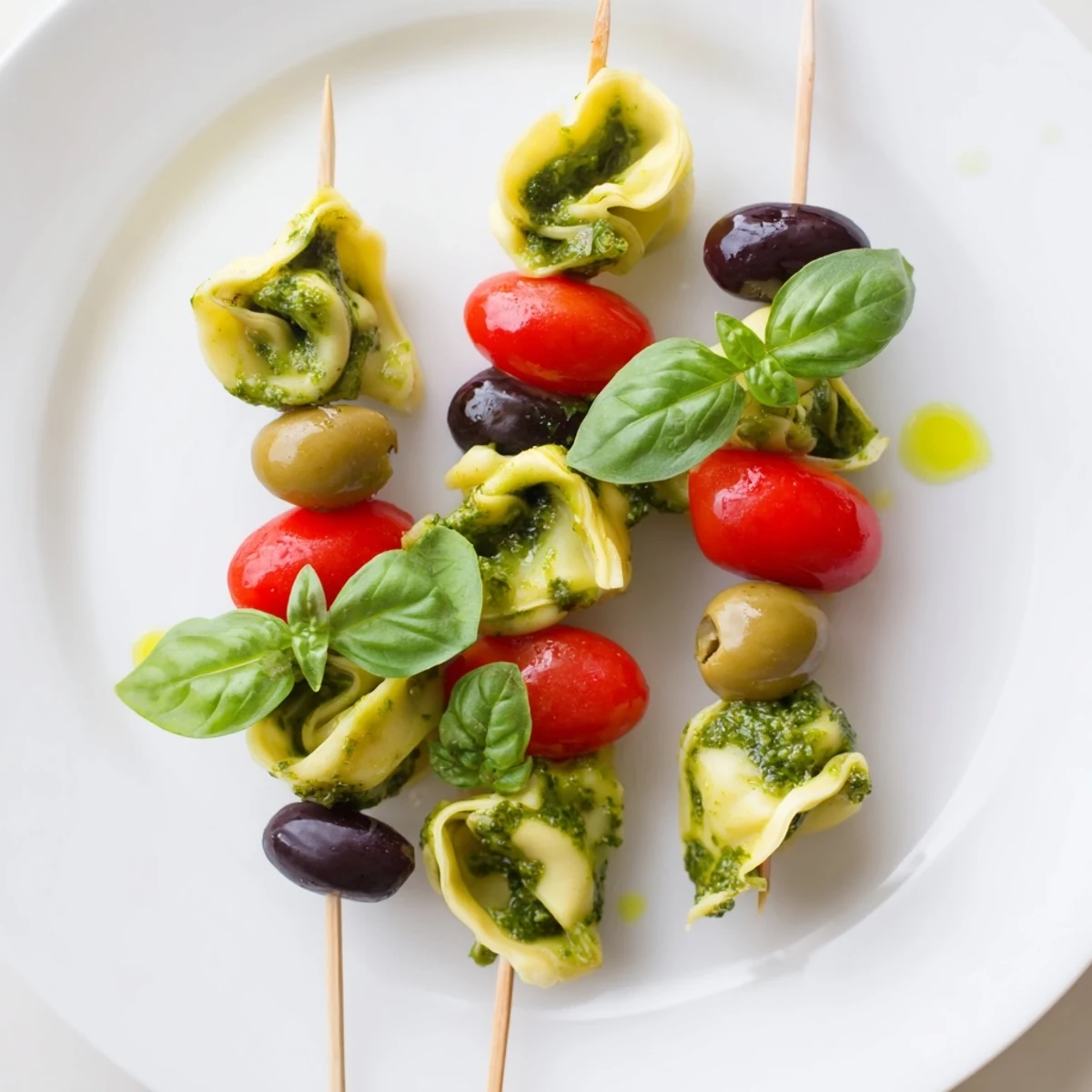 Tortellini Pesto Olive Spieße #96