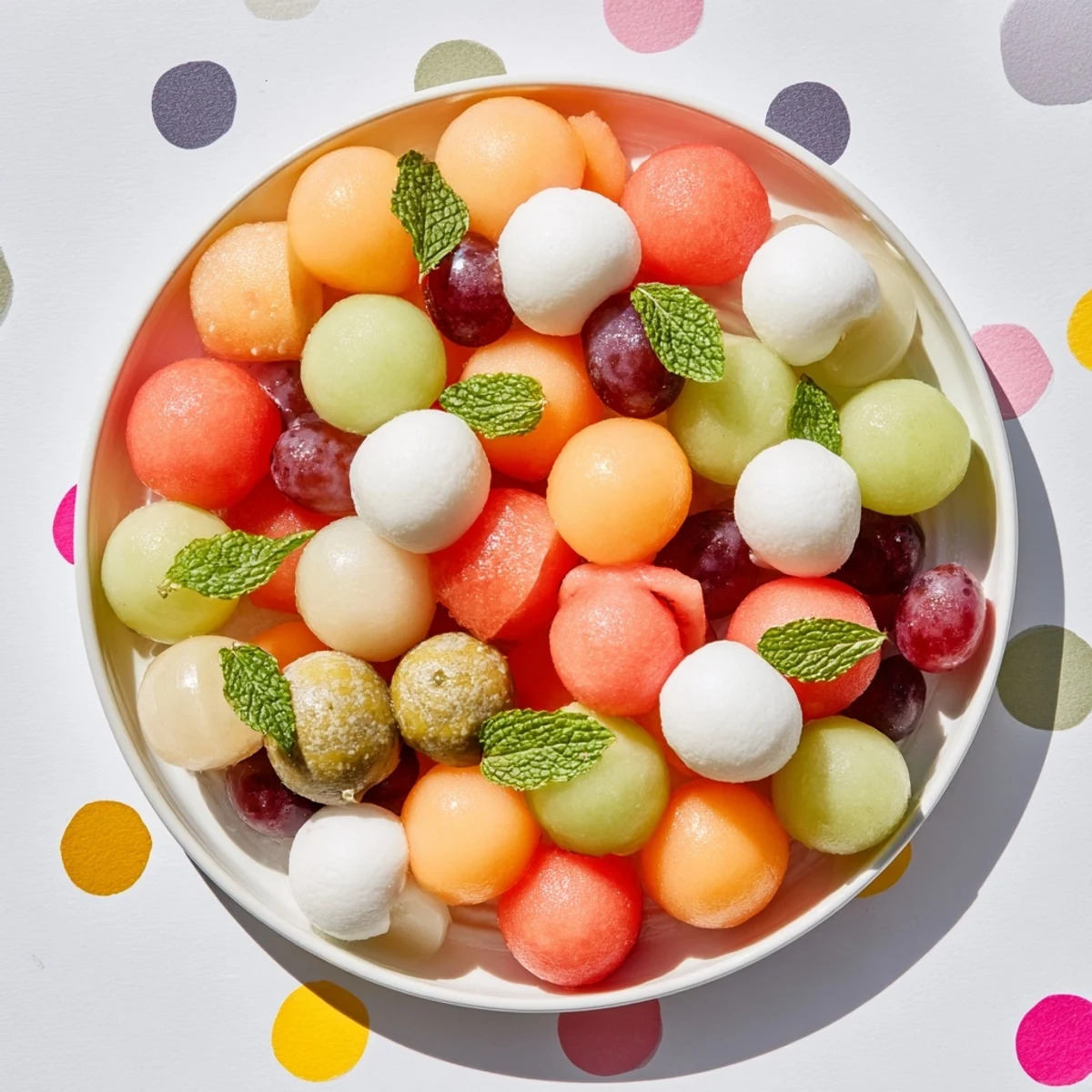 Polka Dot Platter Spheres