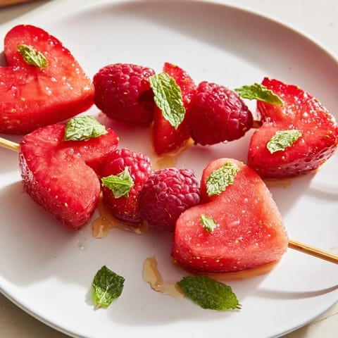 Herzförmige rote Früchte