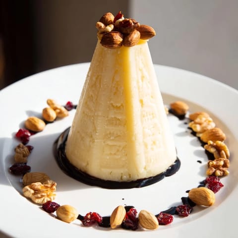 Sonnenuhr Käse und Nüsse