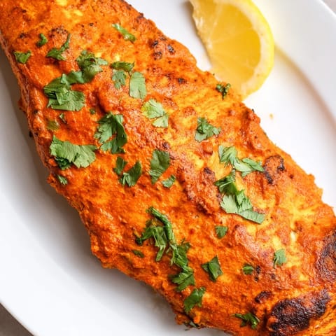 Indisch Tikka Lachs würzig